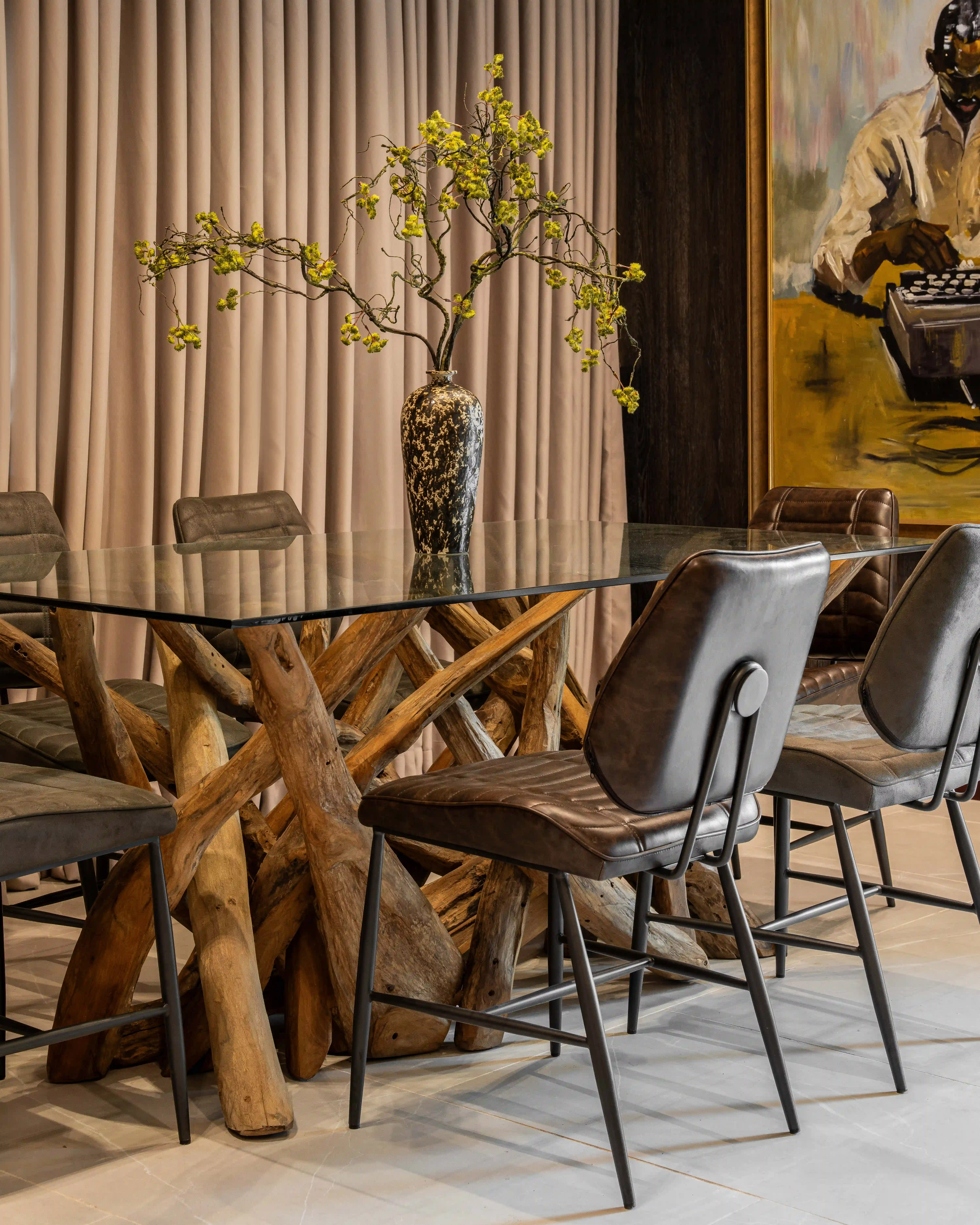 Close-up of lighting design in Project Eloquencia